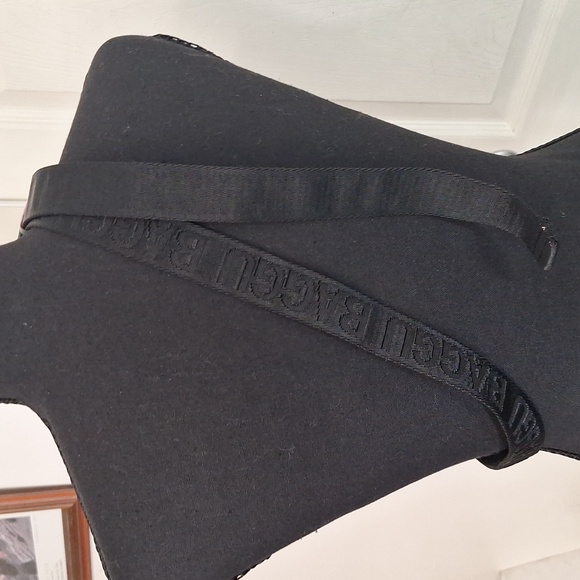 BAGGU Pink Green Awning Stripe Puffy Fanny Pack - Picture 6 of 13